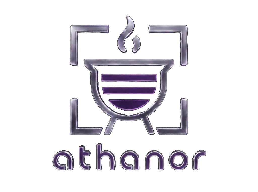 Logo de athanor: horno alquímico